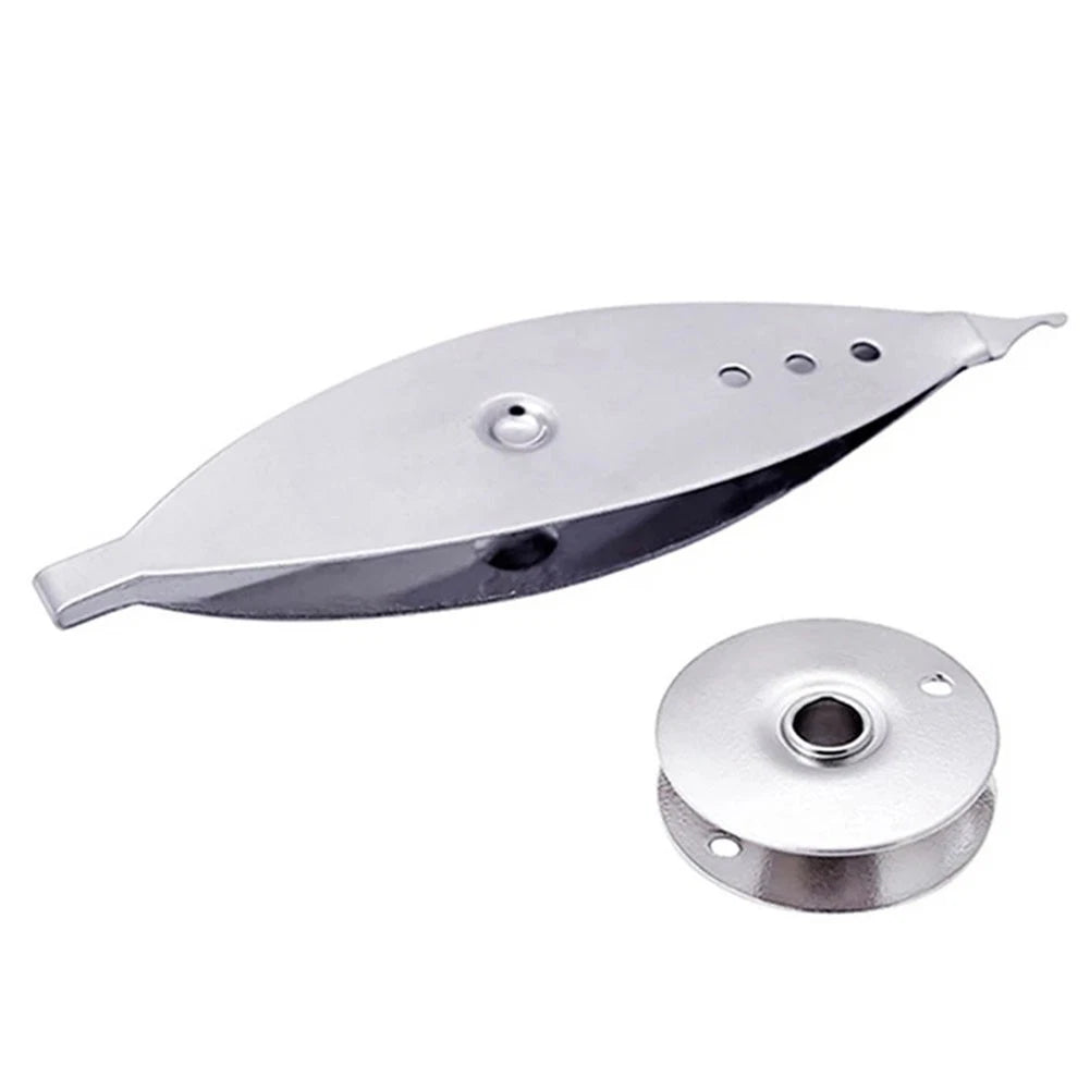 Tatting Shuttle Steel Weaving Tool for DIY Lace Making (7.25x2.2x0.88cm)
