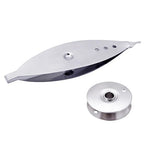 Tatting Shuttle Steel Weaving Tool for DIY Lace Making (7.25x2.2x0.88cm)