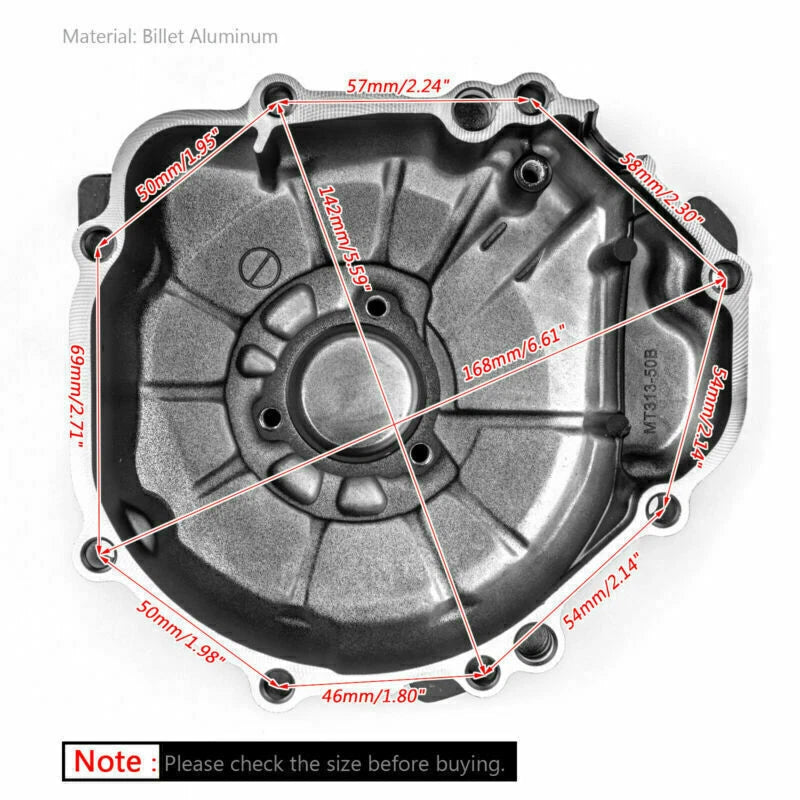 Stator Engine Cover Crankcase for Suzuki GSX-R 600 750 1000 (2004–2013)