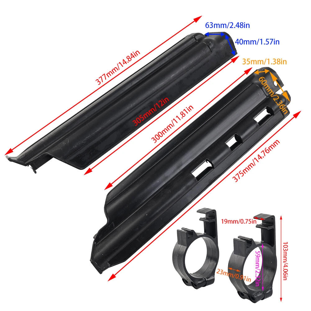 Front Fork Guides for Kawasaki KDX250/KDX200/KLX650 (1990–2006)