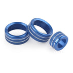 Air Condition Knob Switch Trim Cover Ring Blue for BMW GT X1 X3 X4 X5 X6 (2013–2018)
