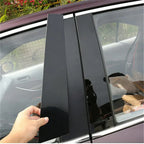 6Pcs Glossy Black Door Pillar Post Covers for Range Rover Sport (2014-2022)