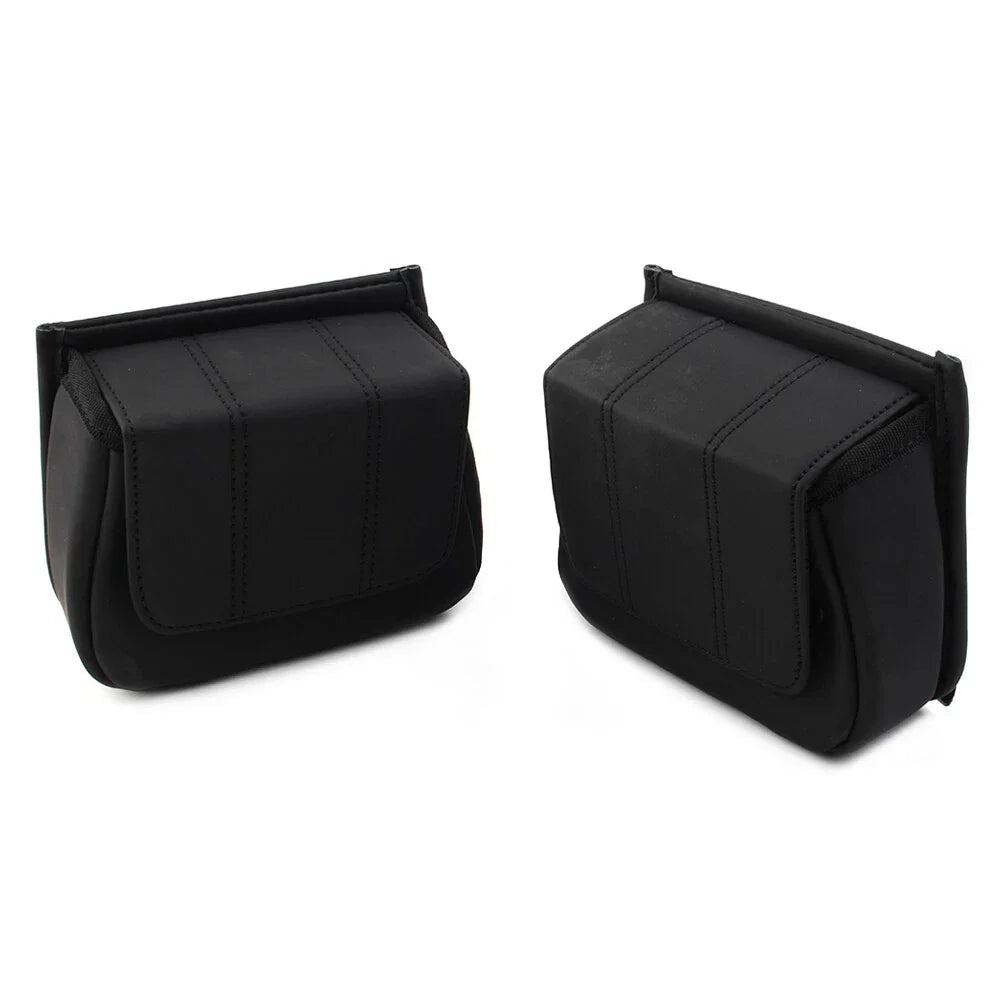 Black Fairing Lower Door Pocket Bags for Harley Touring (1996-2013)