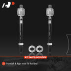 2X Front Inner Steering Tie Rod End for Infiniti G35 (2003-2007)
