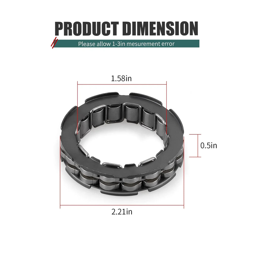 Clutch Hub One Way Bearing for Yamaha Kodiak 400 YFM400 (2000–2006)