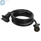 7 Pin Trailer Plug Extension Cord for RV Gooseneck (10ft)