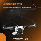 Front Left Window Regulator with Motor for BMW X5 (2000-2006)