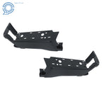 Black Rear Bumper End Caps for Ford F-250 F-350 F-450 (2023–2025)