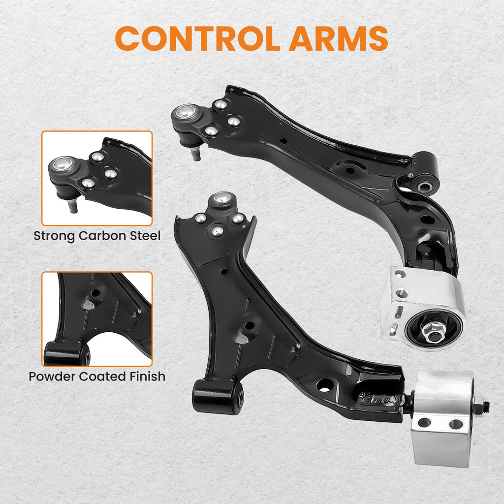 Set of 2 Front Lower Control Arms for Chevy Equinox GMC Terrain (2010-2017)
