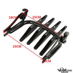 Detachable Skull Stealth Luggage Rack for Harley Touring FLHR FLTR (1997–2008)