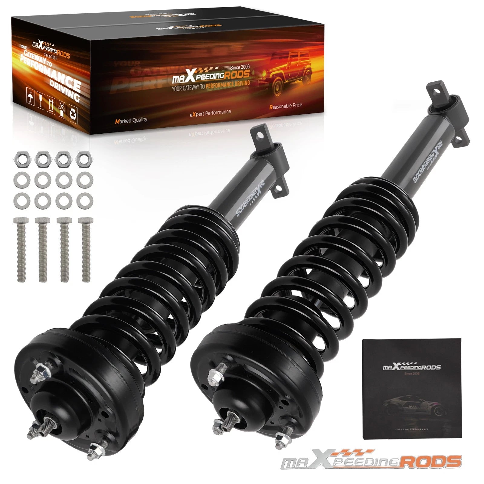 2" Lift Front Leveling Loaded Struts for Ford F-150 4WD (2014–2024)