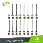 Set of 16 Exhaust and Intake Valves for Honda Civic del Sol (1992–2005)