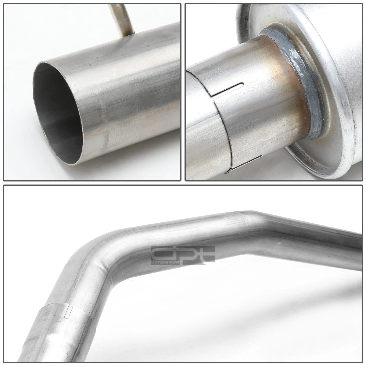 3" Round Muffler Core Catback Exhaust System for Jeep Grand Cherokee WK (2005–2010)