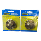 2X Cast Bronze Garboard Drain Plug for Seachoice (187751)