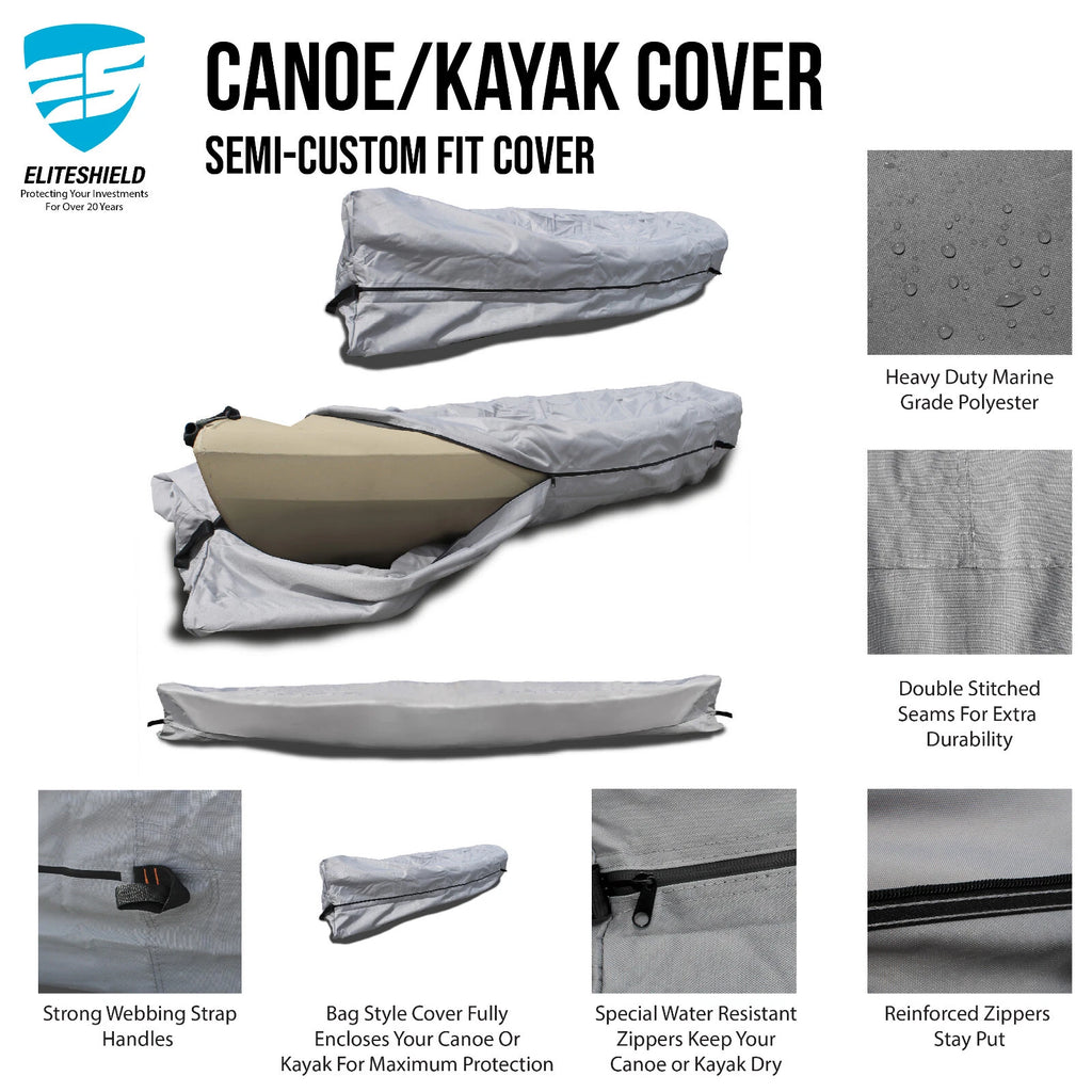Kayak Storage Cover for Perception Pescador Pilot 12 (2016–2023)