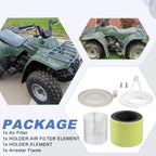 Air Filter + Guide Kit for Kawasaki Bayou 400 4X4 (1993–1998)