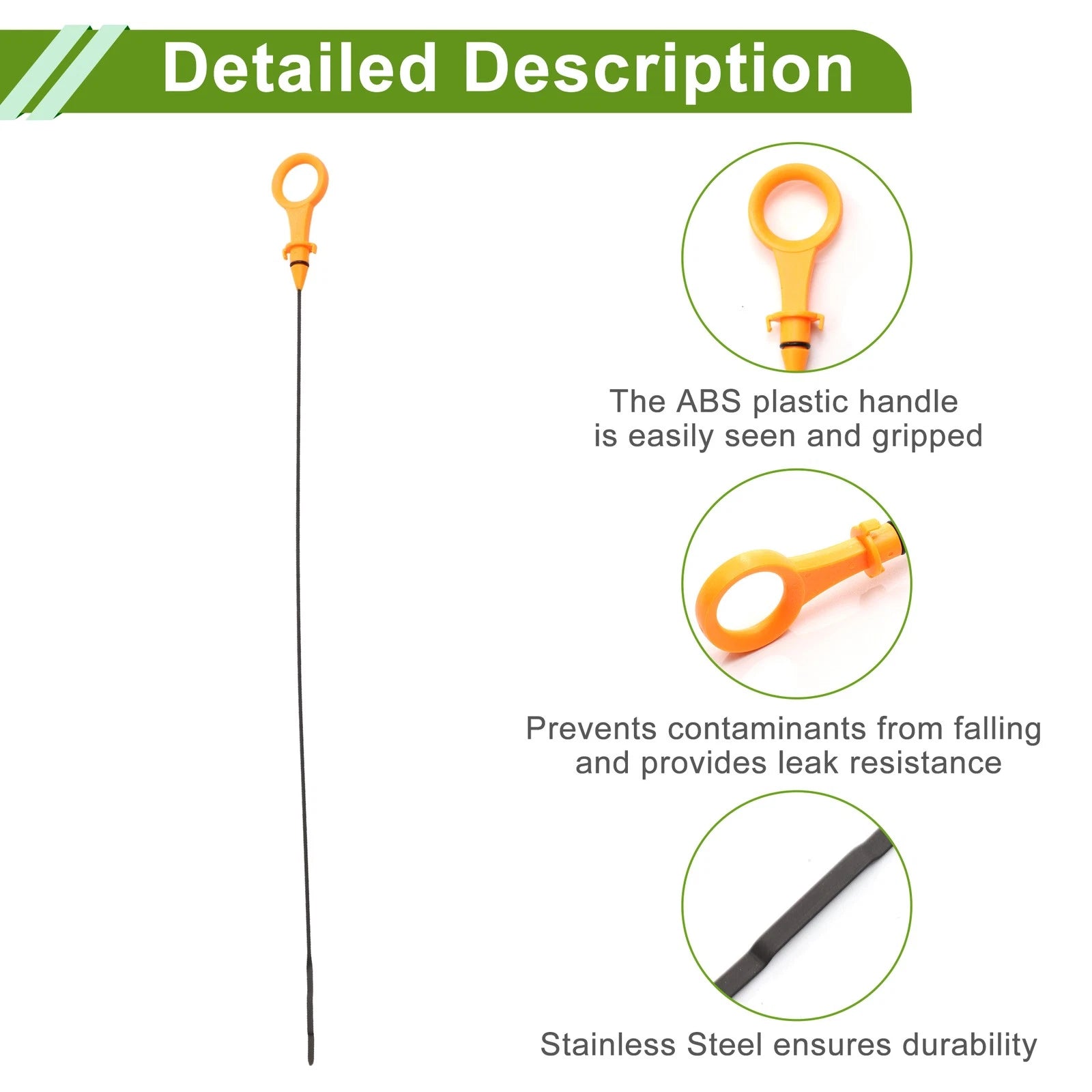 Engine Oil Dipstick No. 06K115611E for Audi A3 (2009–2013), Q3 (2015–2018)