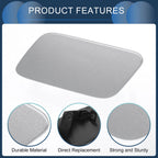 Front Left Washer Nozzle Cover Cap for Audi Q7 (2017–2019) - Silver Tone