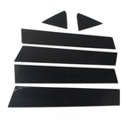 6 x Car Window Pillar Posts Trim Bright Black for Dodge Charger (2006-2010)