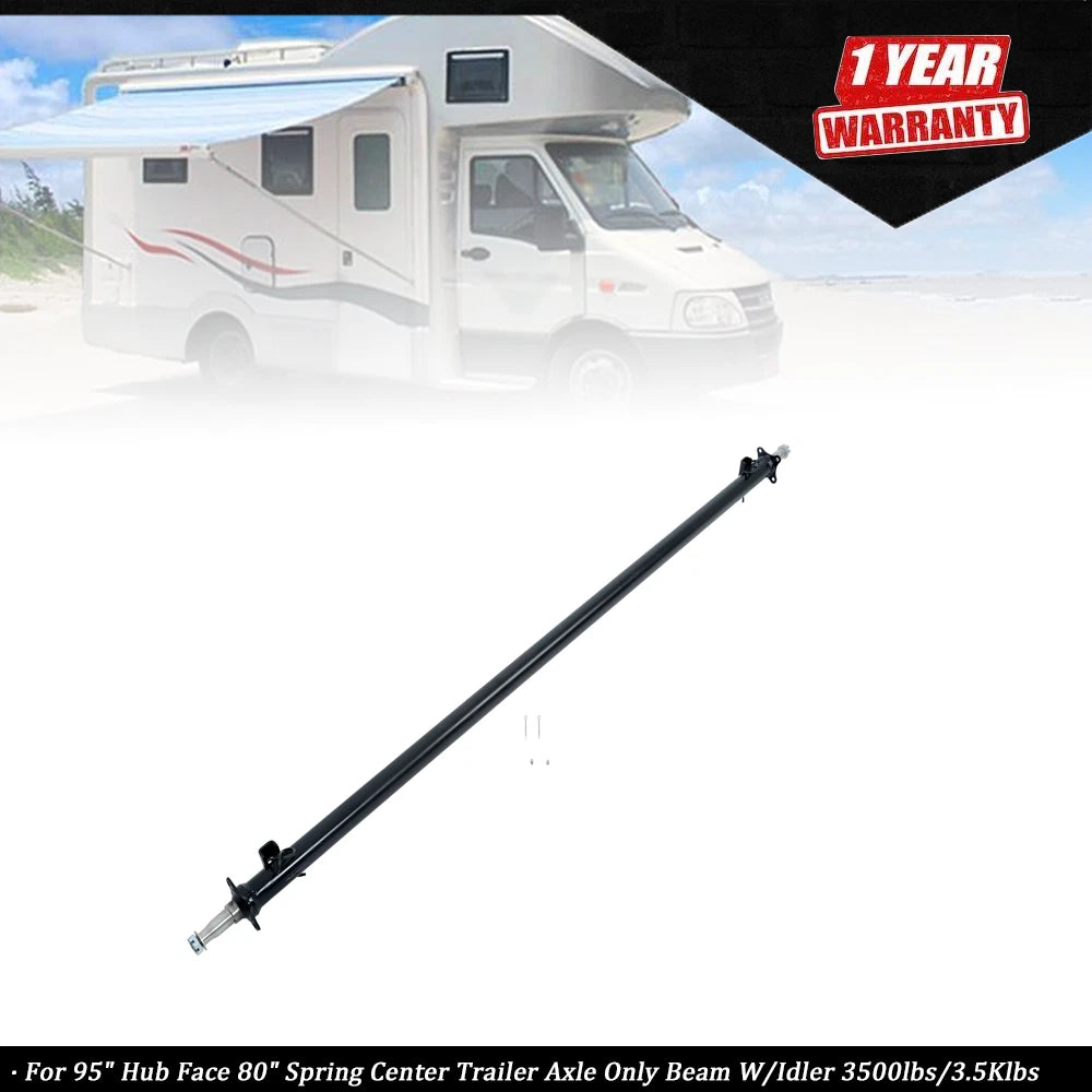 95" Hub Face Trailer Axle Beam with Idler for Various Models