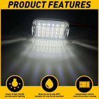 2X LED Dome Light for Ford Transit 150/250/350/350 HD (2015–2024)