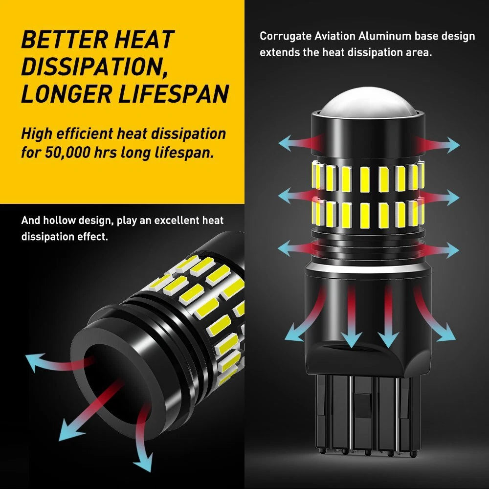 AUXITO 7440 7443 LED Backup Reverse Light Bulb 6000K for Ford Explorer (2013–2020)