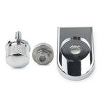 Rear Fender Seat Bolt Nut Cover Chrome for Harley XL Dyna Softail (1996-2023)