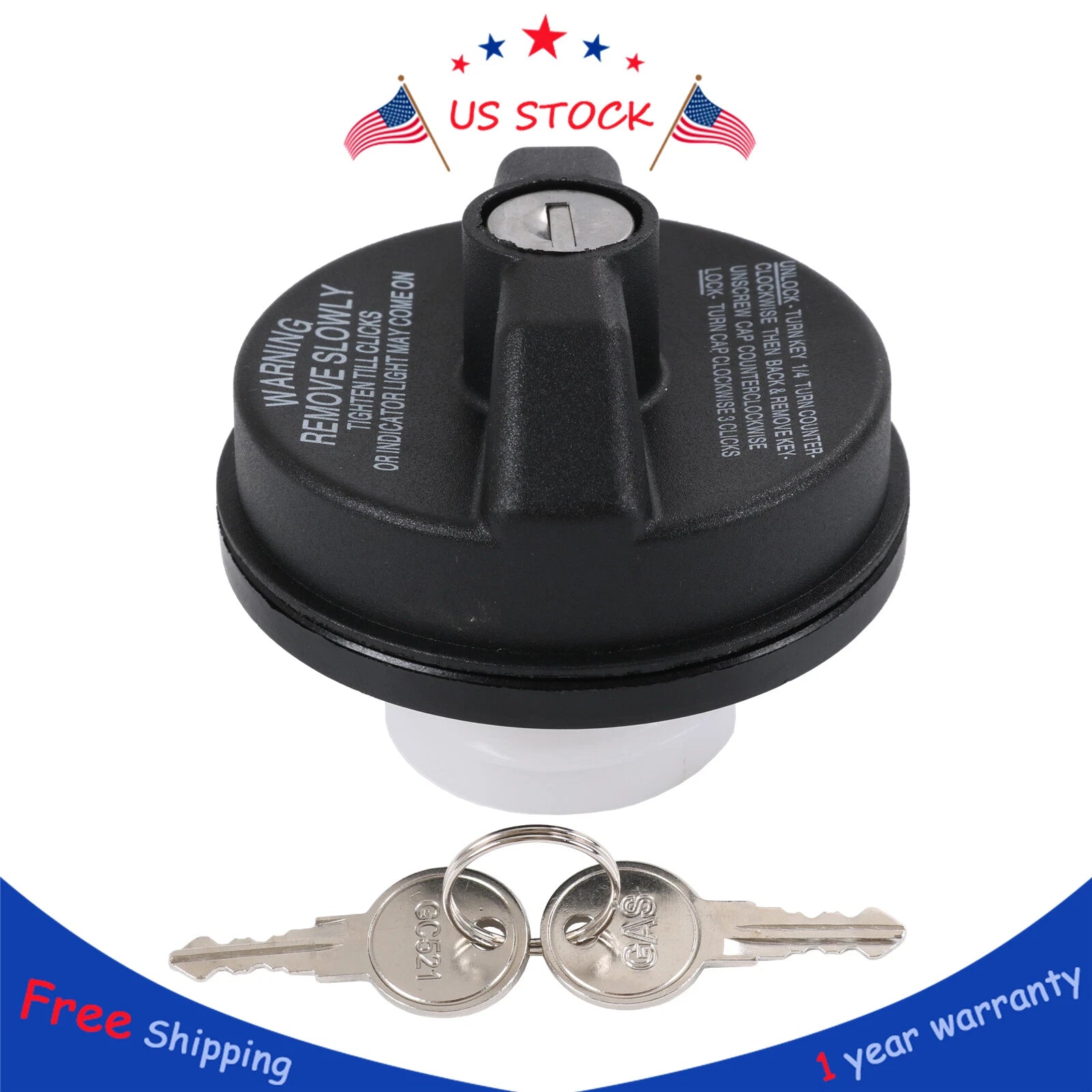 Locking Gas Tank Cap for Chrysler Dodge Jeep Infiniti Nissan Subaru