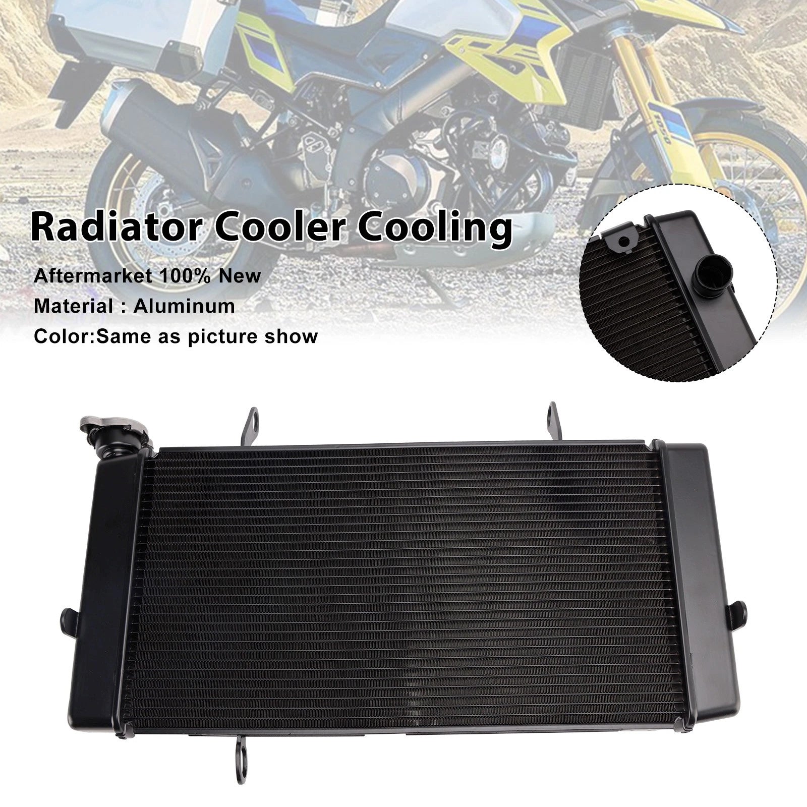 Radiator Cooling Engine Cooler for Suzuki V-Strom 1050 DL1050 (2020–2025)