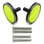 Yellow Round Reflector with M5 M6 Screw for Yamaha YZF BMW KTM GSX