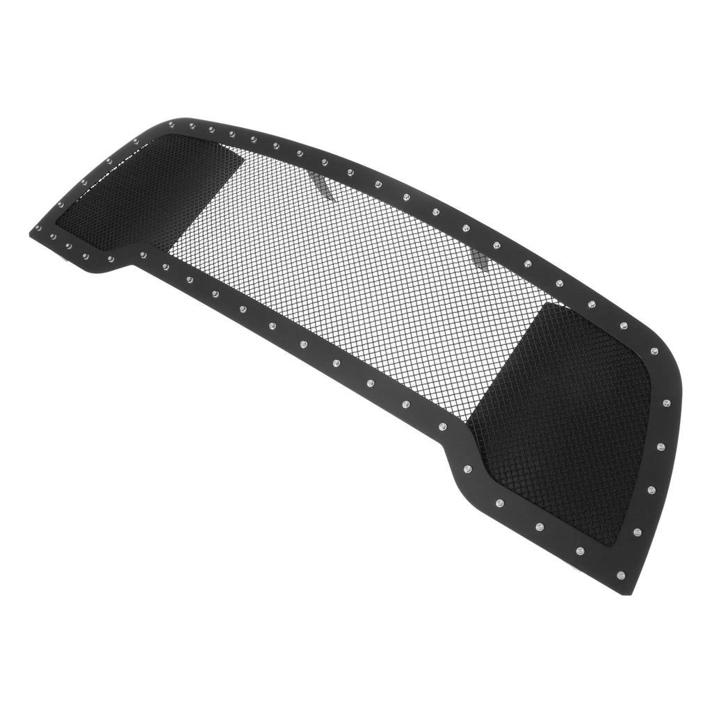 Stainless Steel Black Rivets Mesh Grille Insert for Ram Rebel 1500 (2015–2018)