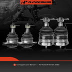 Set of 4 Front Upper & Lower Ball Joints for Chevrolet Camaro (1993–2002)
