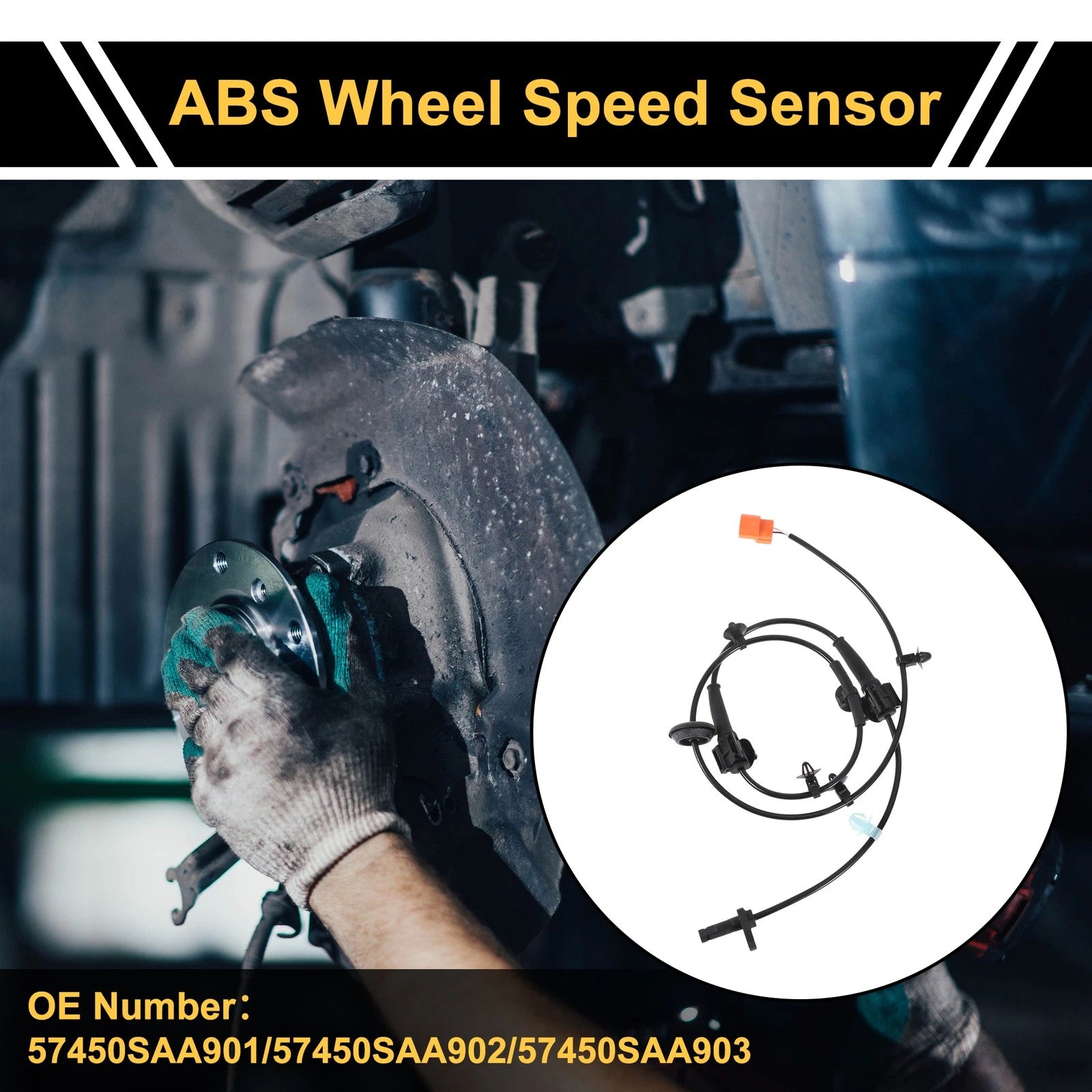 ABS Wheel Speed Sensor No. 57450SAA901 for Honda Jazz (2002–2008)