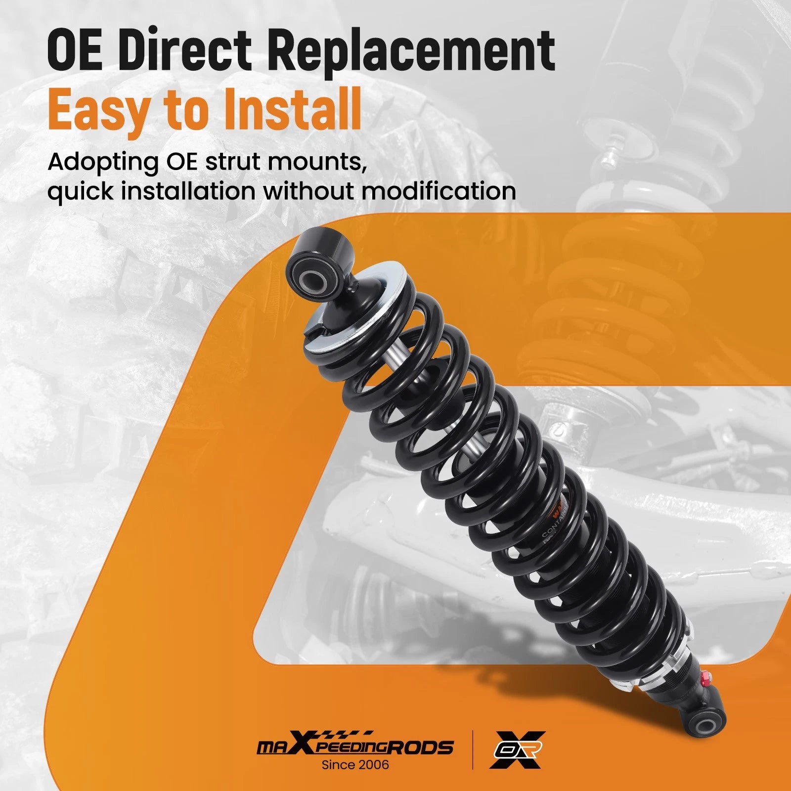 Rear Shock for Yamaha Grizzly 550 4x4 YFM550FG (2009–2013) 3B4-22210-00-00