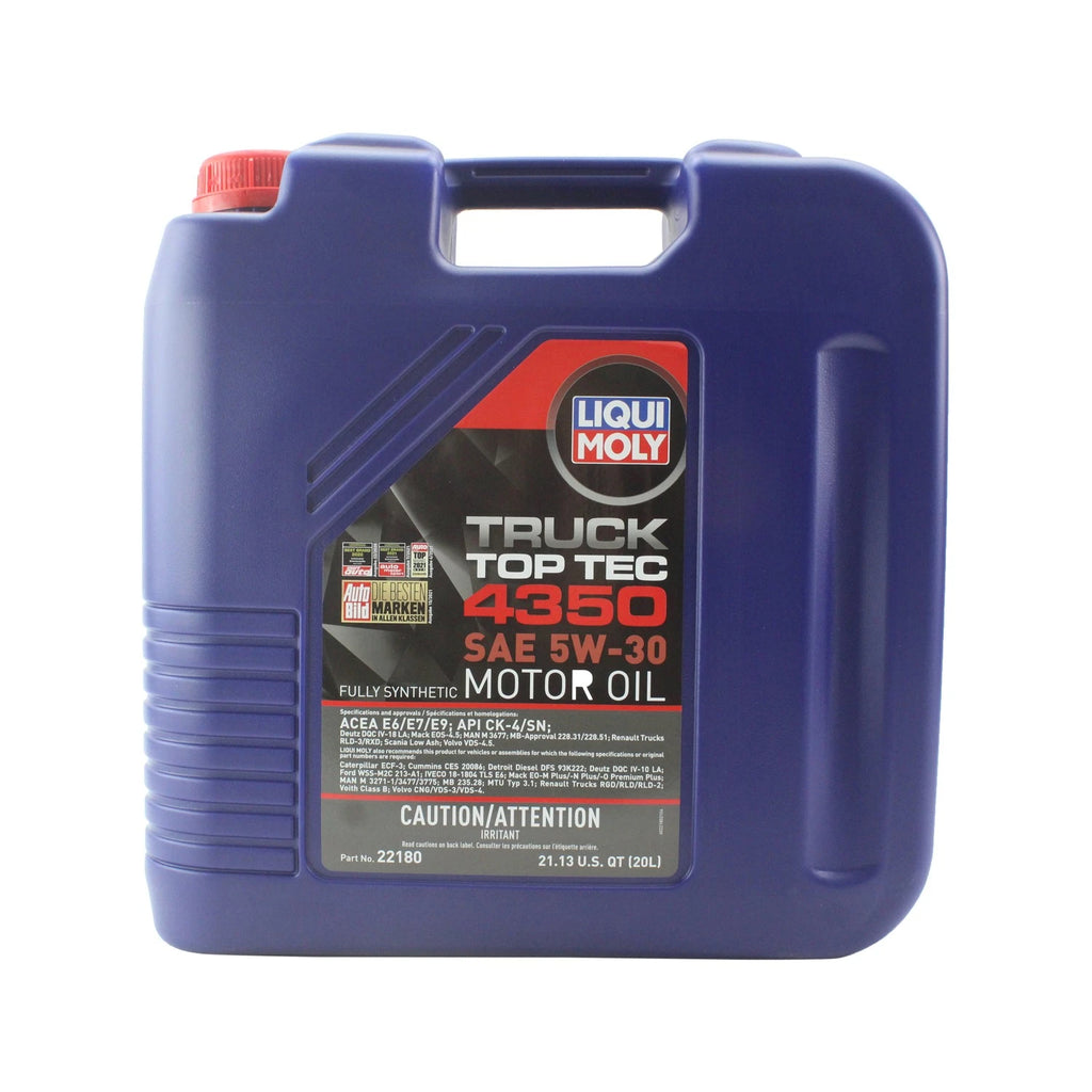 Liqui Moly 22180 Engine Motor Oil Top Tec Truck 4350 5W-30 (20 L)