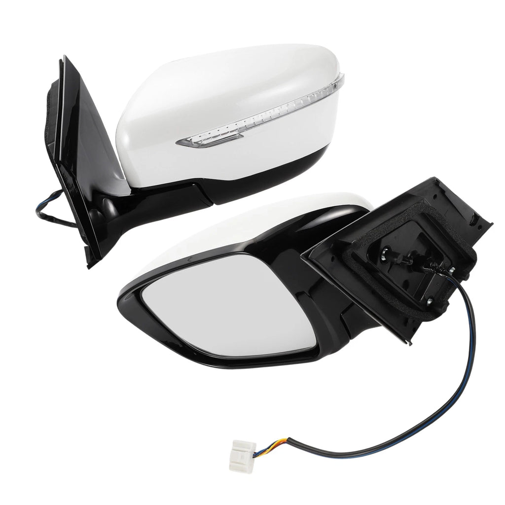 Left Side Door Mirror for Nissan Murano (2015–2020) Manual Folding White