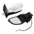 Left Side Door Mirror for Nissan Murano (2015–2020) Manual Folding White