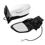 Left Side Door Mirror for Nissan Murano (2015–2020) Manual Folding White