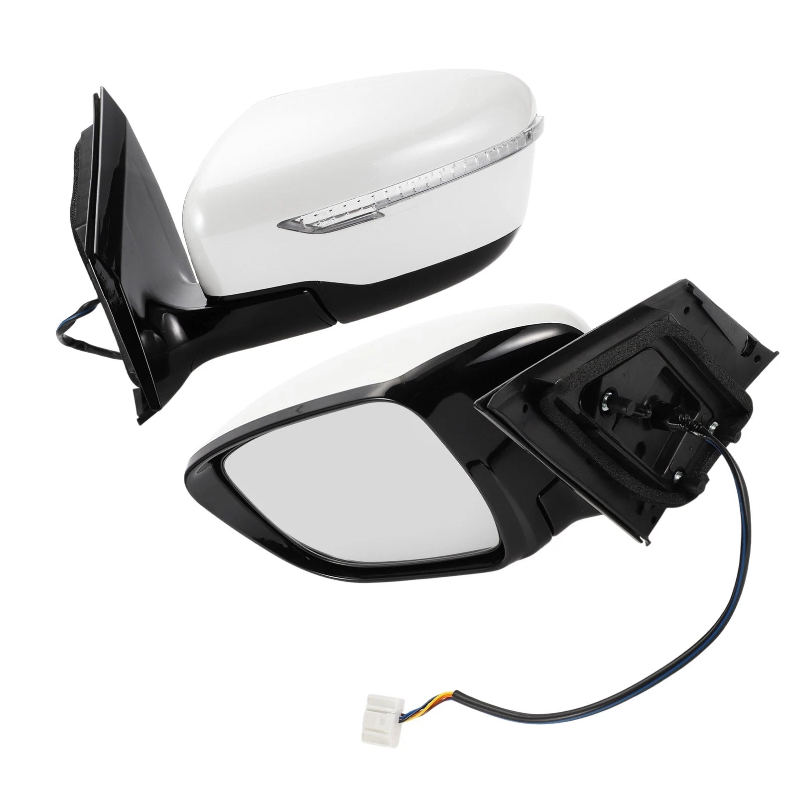 Left Side Door Mirror for Nissan Murano (2015–2020) Manual Folding White