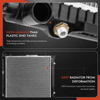 Radiator with Oil Cooler for Mercedes-Benz G500 (2002–2008)
