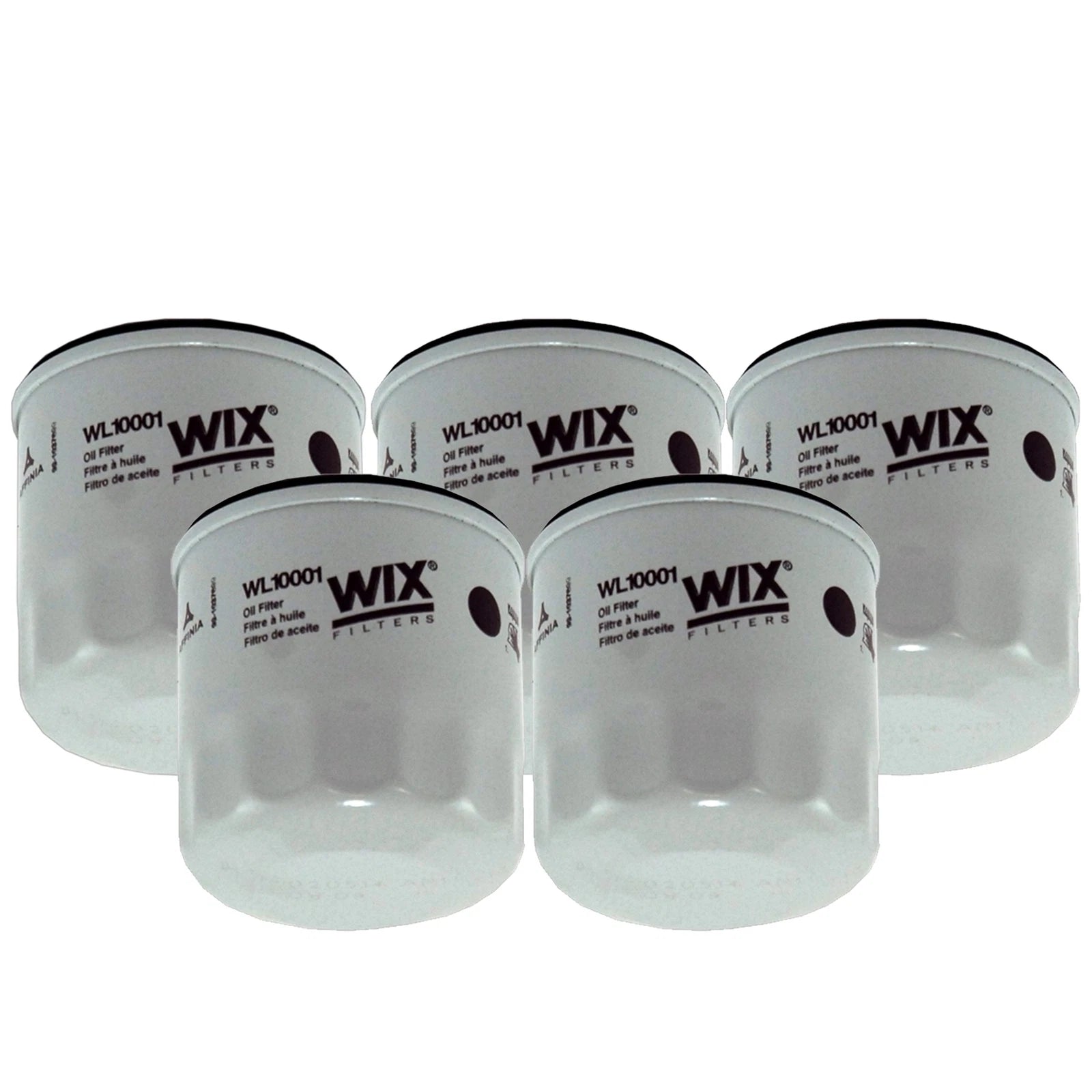 Set of 5 Engine Oil Filters for Chevrolet Spark (2013–2022) - Wix