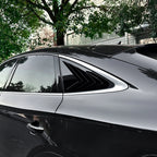 Rear Window Louver Shutter Trim for Audi Q5 (2018–2023) Black