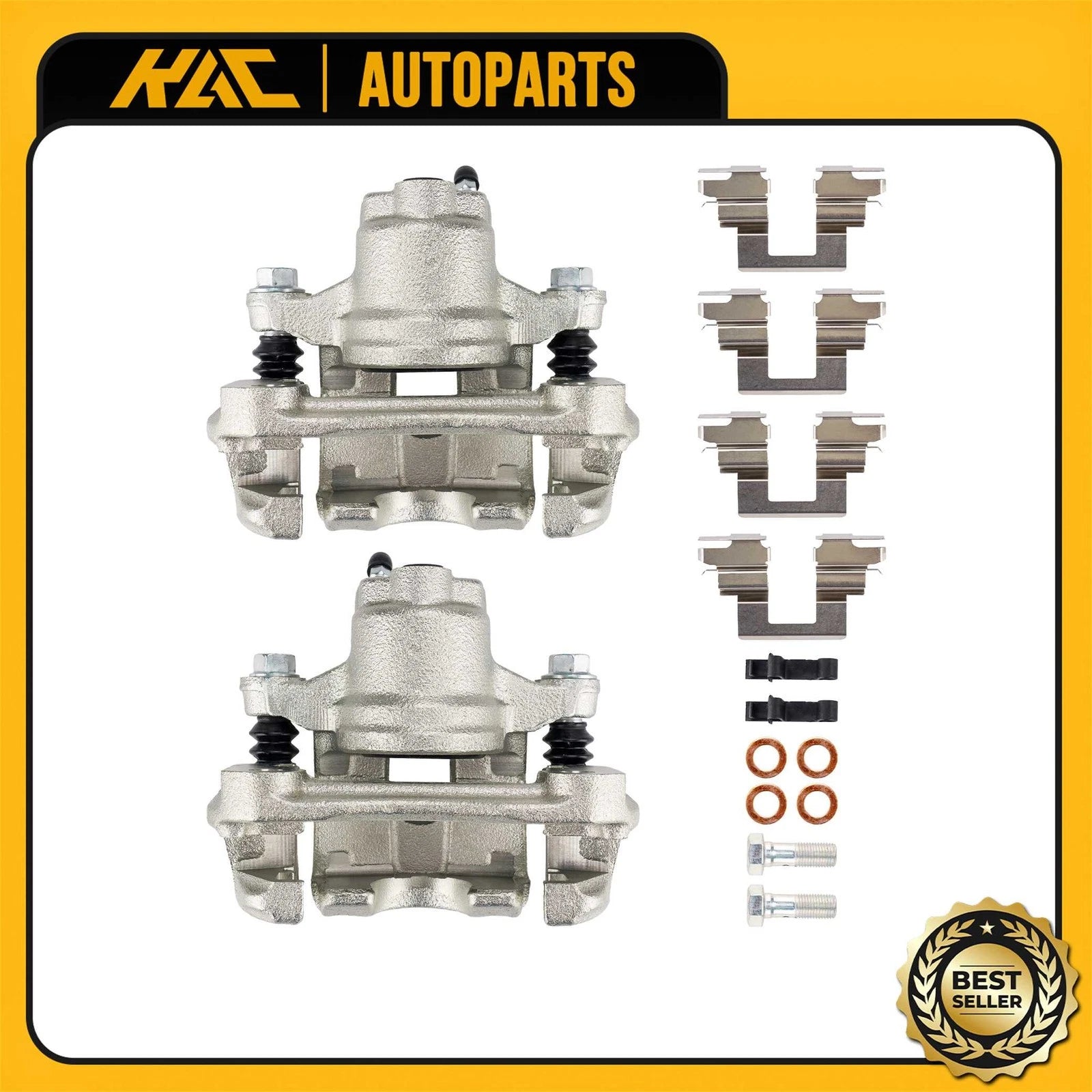 Rear Pair Brake Calipers for Toyota Camry Solara Avalon (2002–2008)