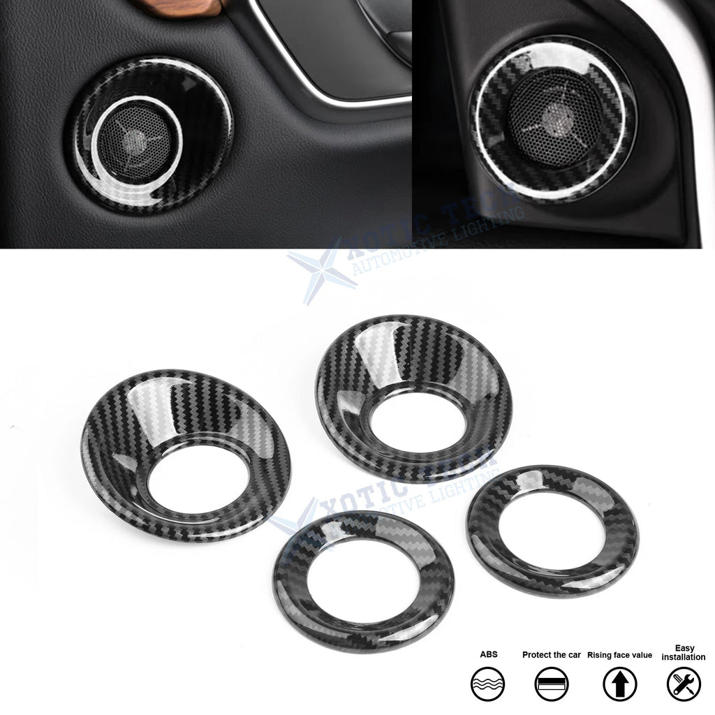 Carbon Fiber Sound Circle Trim for Honda CR-V (2017–2022)