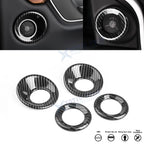 Carbon Fiber Sound Circle Trim for Honda CR-V (2017–2022)