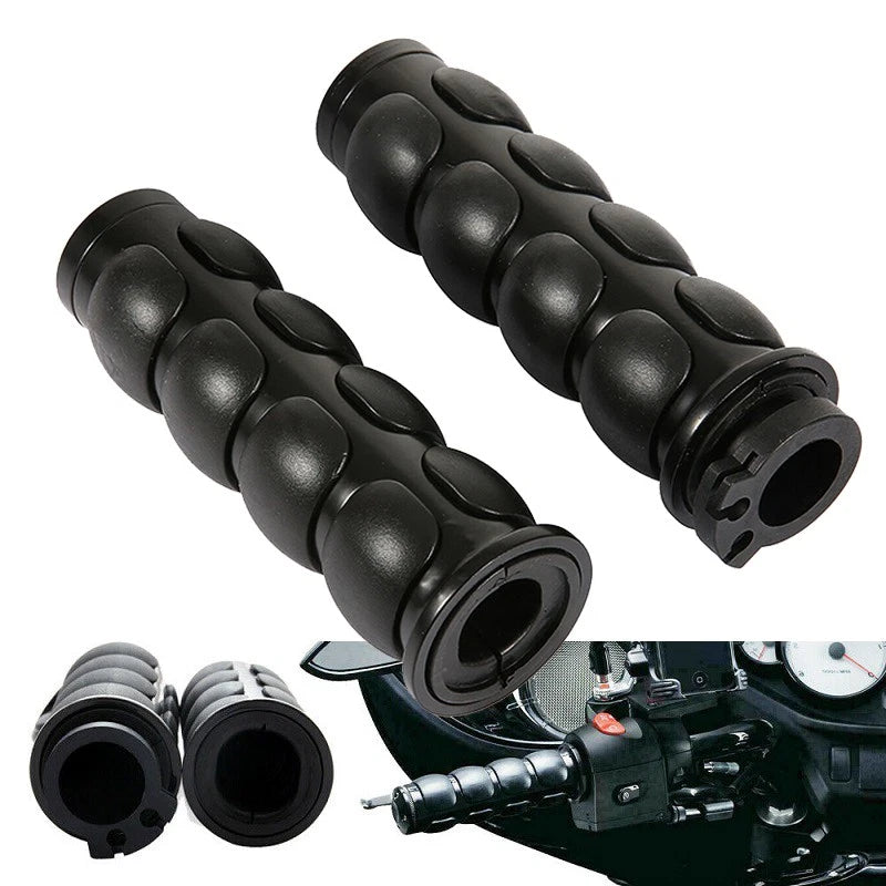 1" Handlebar End Hand Grips for Harley Sportster Dyna