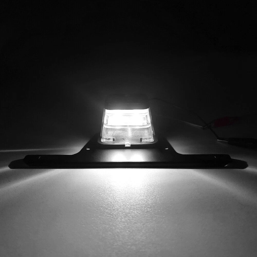 LED License Plate Light Bracket for Trailer UTV ATV Truck Universal