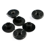 Pack of 10 Black Liner Plastic Nuts for Mercedes W201 (1982–1993)