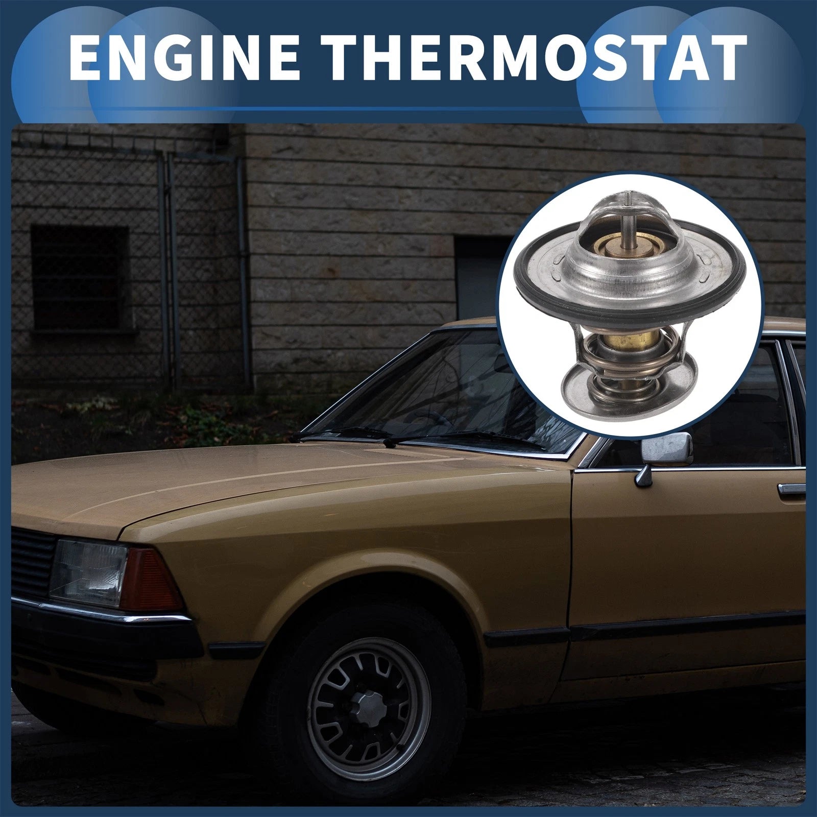 Engine Coolant Thermostat for Ford Consul (1972–1974) No. 056121113D