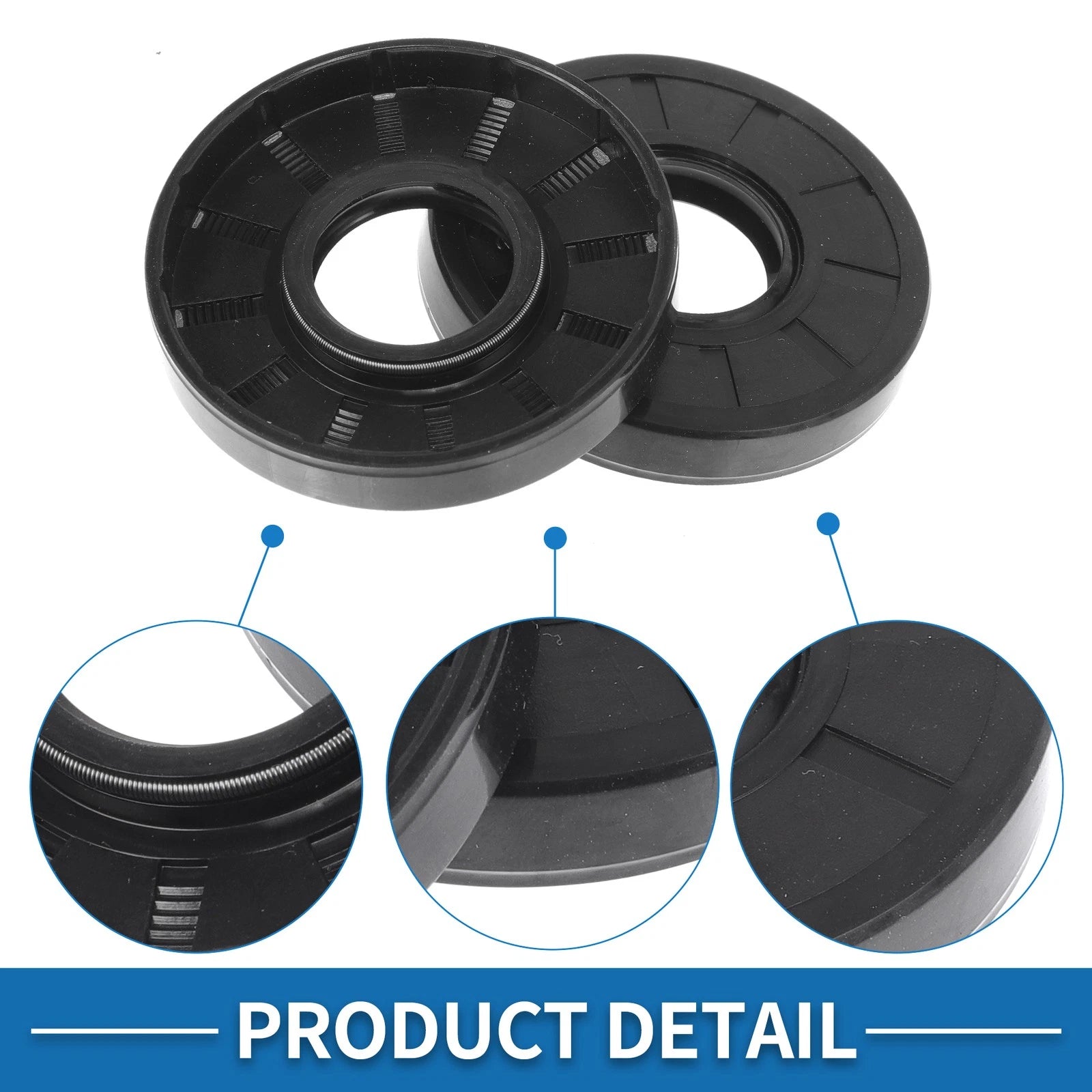 Set of 5 Oil Seal Rotary Shaft Seal Nitrile Rubber 25x62x10mm